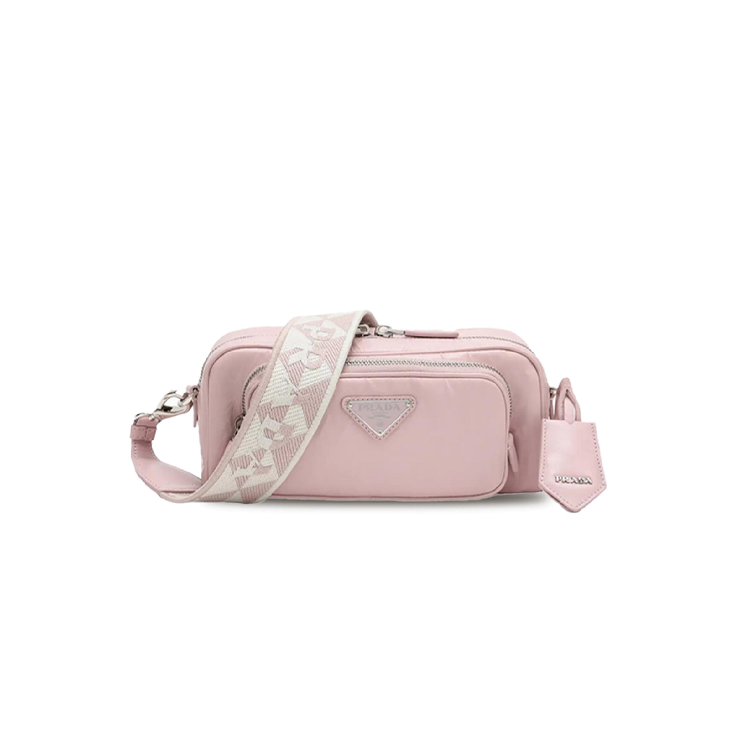 PRADA NAPPA ANTIQUE LEATHER MULTI-POCKET SHOULDER BAG 1BH198  (22*10.5*7cm)